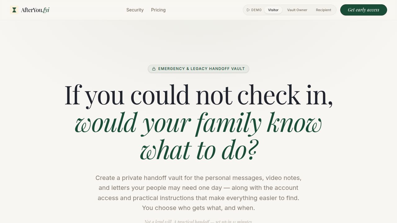 AfterYou.fyi screenshot